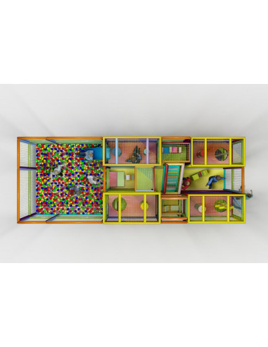 Parque Infantil Modular 3x8