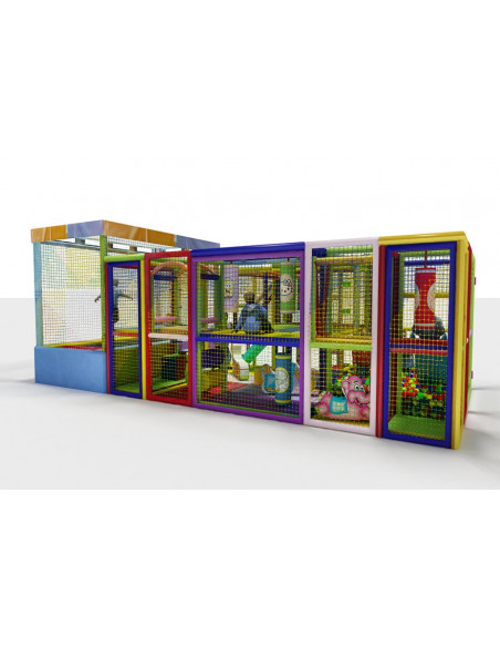 Parque Infantil Modular 4X8 con Cama Elastica