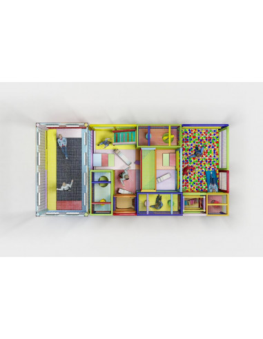 Parque Infantil Modular 4X8 con Cama Elastica