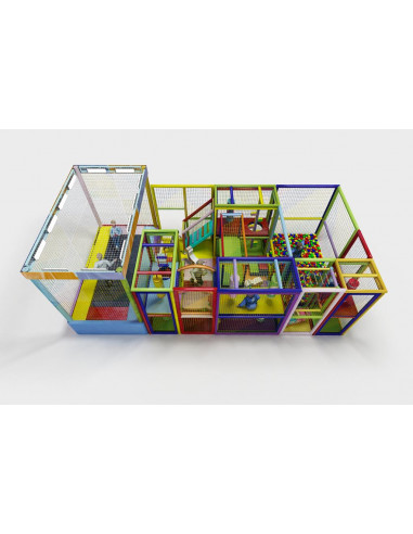 Parque Infantil Modular 4X8 con Cama Elastica