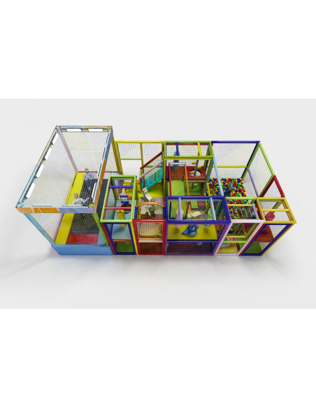 Parque Infantil Modular 4X8 con Cama Elastica