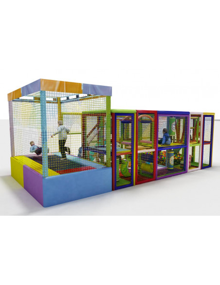 Parque Infantil Modular 4X8 con Cama Elastica