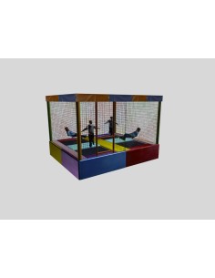 Bloque de 4 Camas Elásticas Infantiles 2