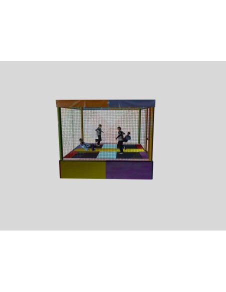 Bloque de 4 Camas Elásticas Infantiles