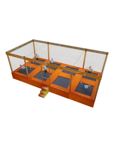 Conjunto de 8 Camas Elásticas - exterior