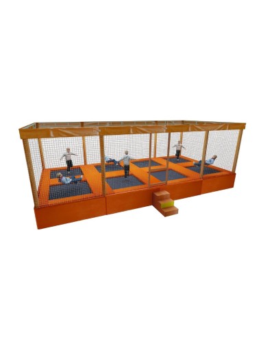 Conjunto de 8 Camas Elásticas - exterior