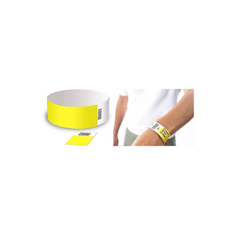 Pulsera de Control Tyveck